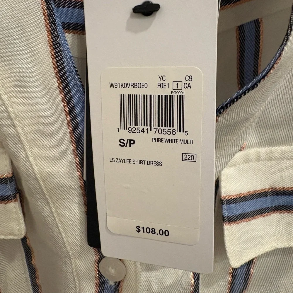 GUESS STRIPED SHIRT DRESS - Picture 7 of 9